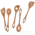 Beech wood cooking utensil set